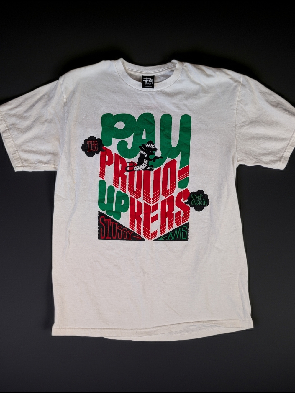 Stussy × Eric Elms Amsterdam Provokers Chapter T-Shirt Size Medium